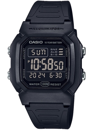 Часы CASIO W-800H-1BVES